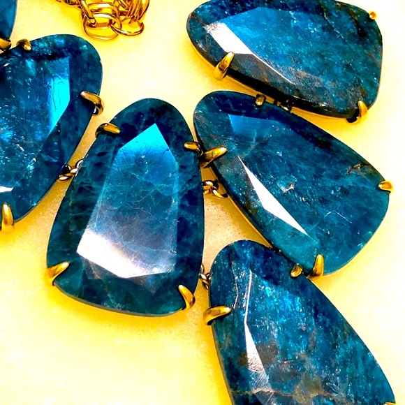 NWT RARE & Retired Kendra Scott Harlow Apatite & Yellow Gold STUNNING & Coveted! - Picture 16 of 16